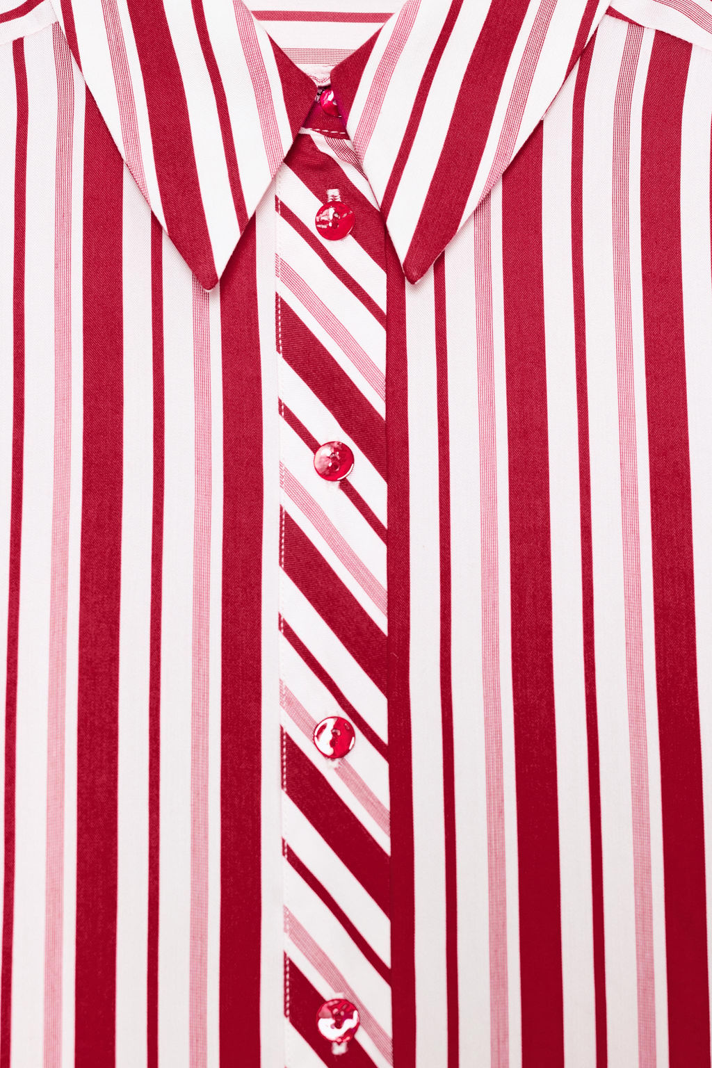 STRIPED SHIRT WITH TURN-UP SLEEVES - Zara фото 18