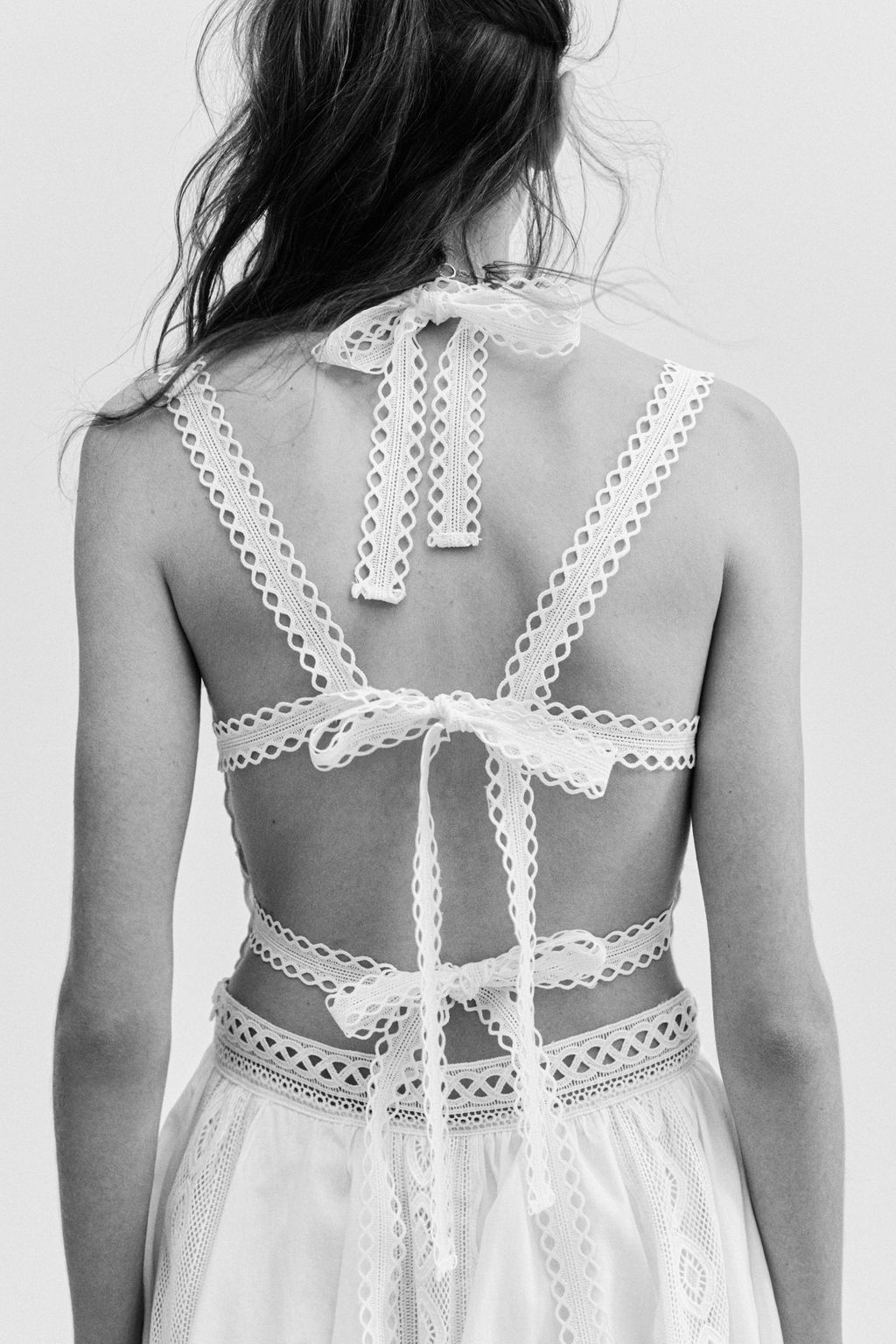 Vestido de tirantes con detalles de encaje - H&m фото 5