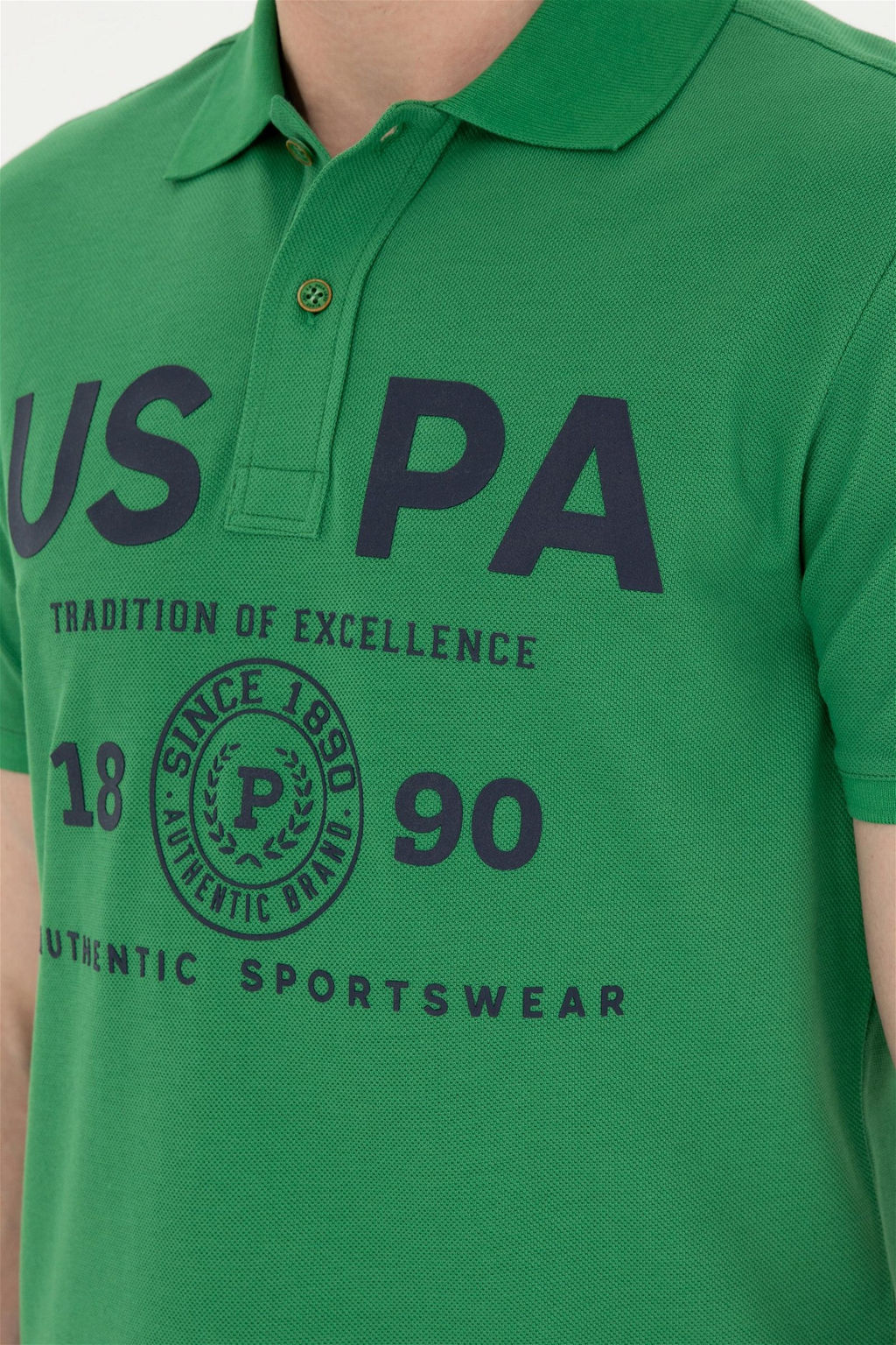 Мужская зеленая футболка Неожиданная скидка в корзине - U.s. polo assn фото 7