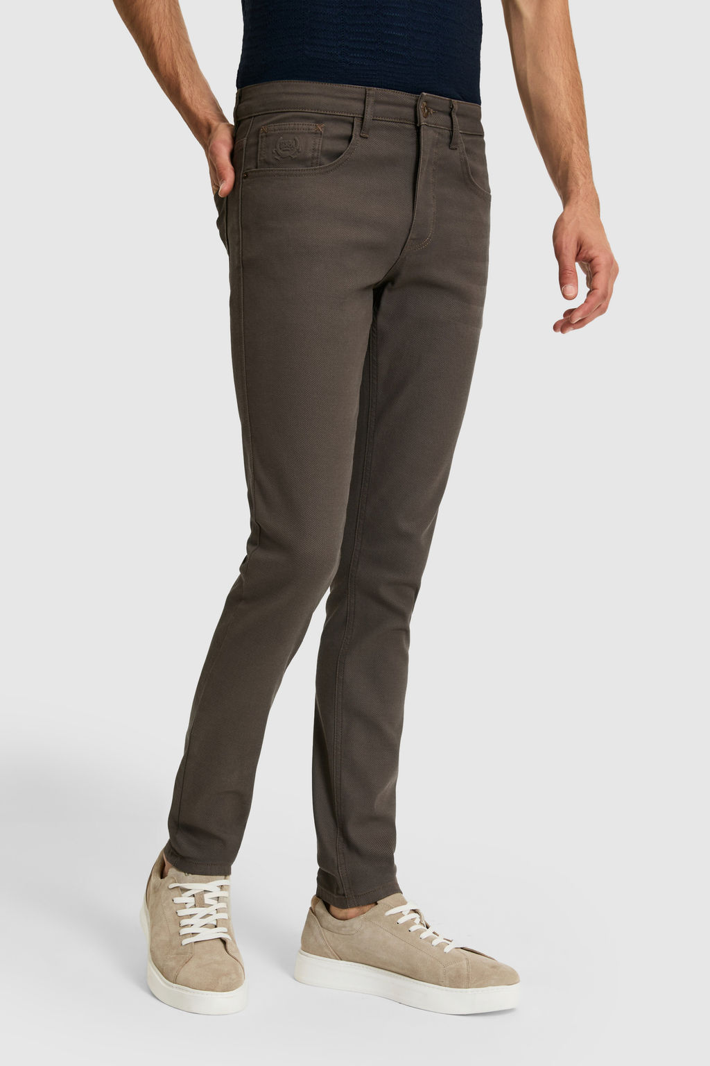 Erkek Slim Fit A__k Kahverengi Jean Pantolon - U.s. polo assn фото 4
