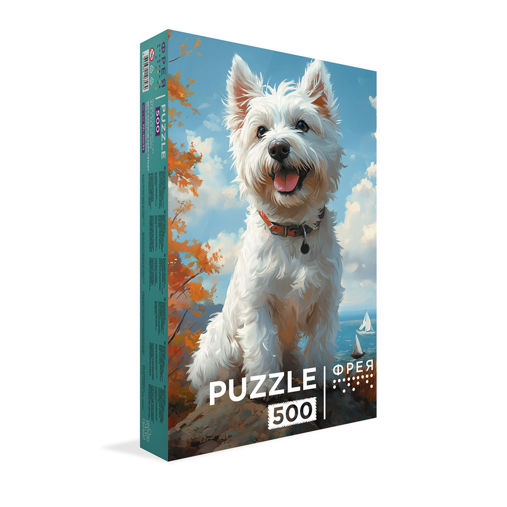 ФРЕЯ Пазл 500 элемент. PZL-500/96 Вест-хайленд-уайт-терьер
