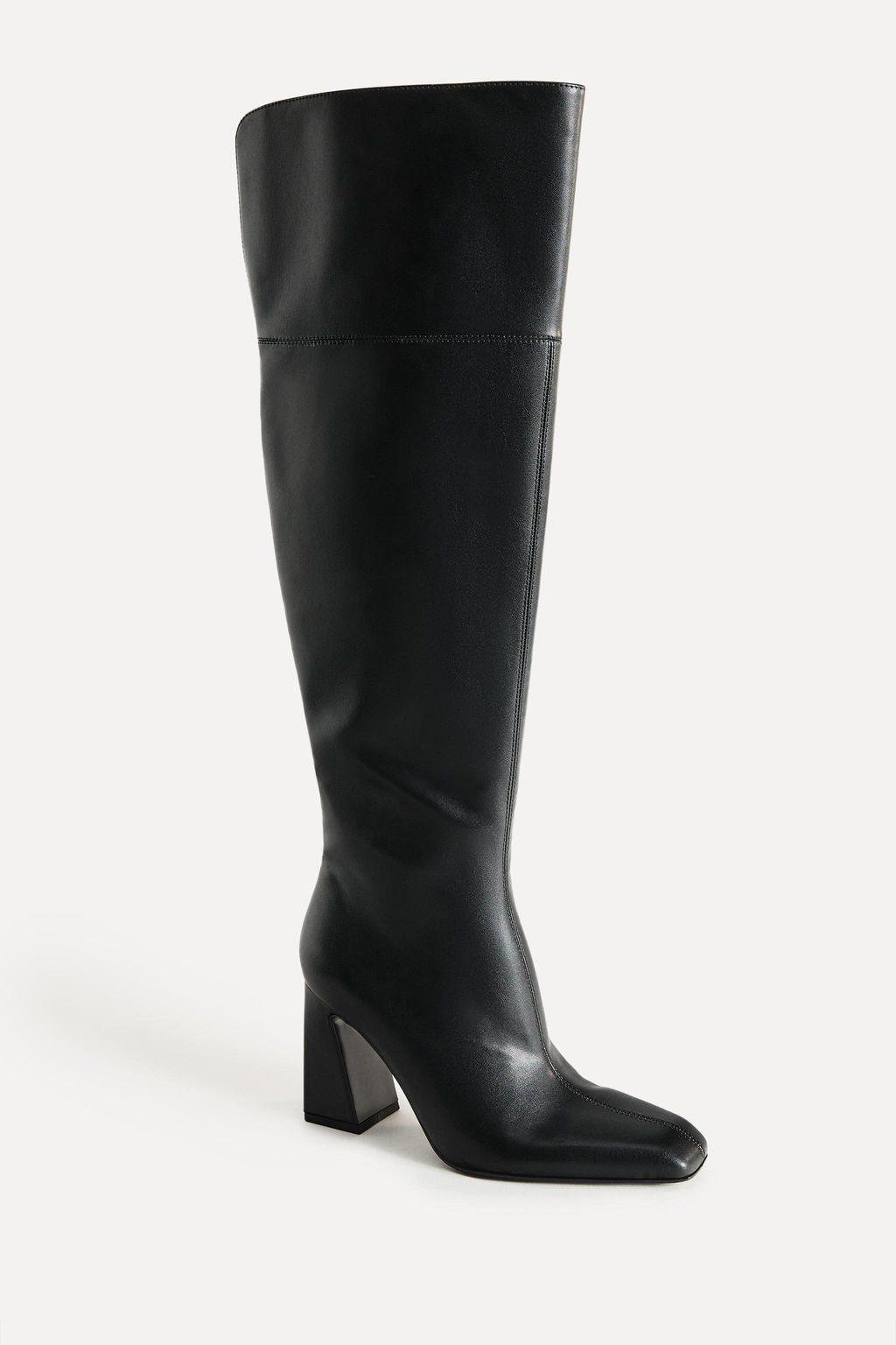 LEATHER OVER-THE-KNEE HIGH-HEEL BOOTS 50TH ANNIVERSARY - Zara фото 3