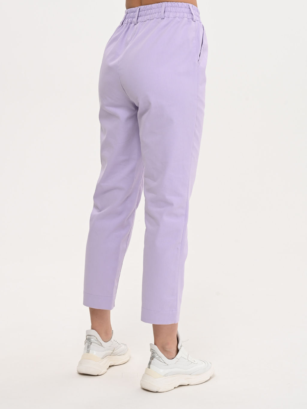 Легкие и комфортные летние брючки из хлопка с добавлением лайкры. - А+б коллекция фото 8