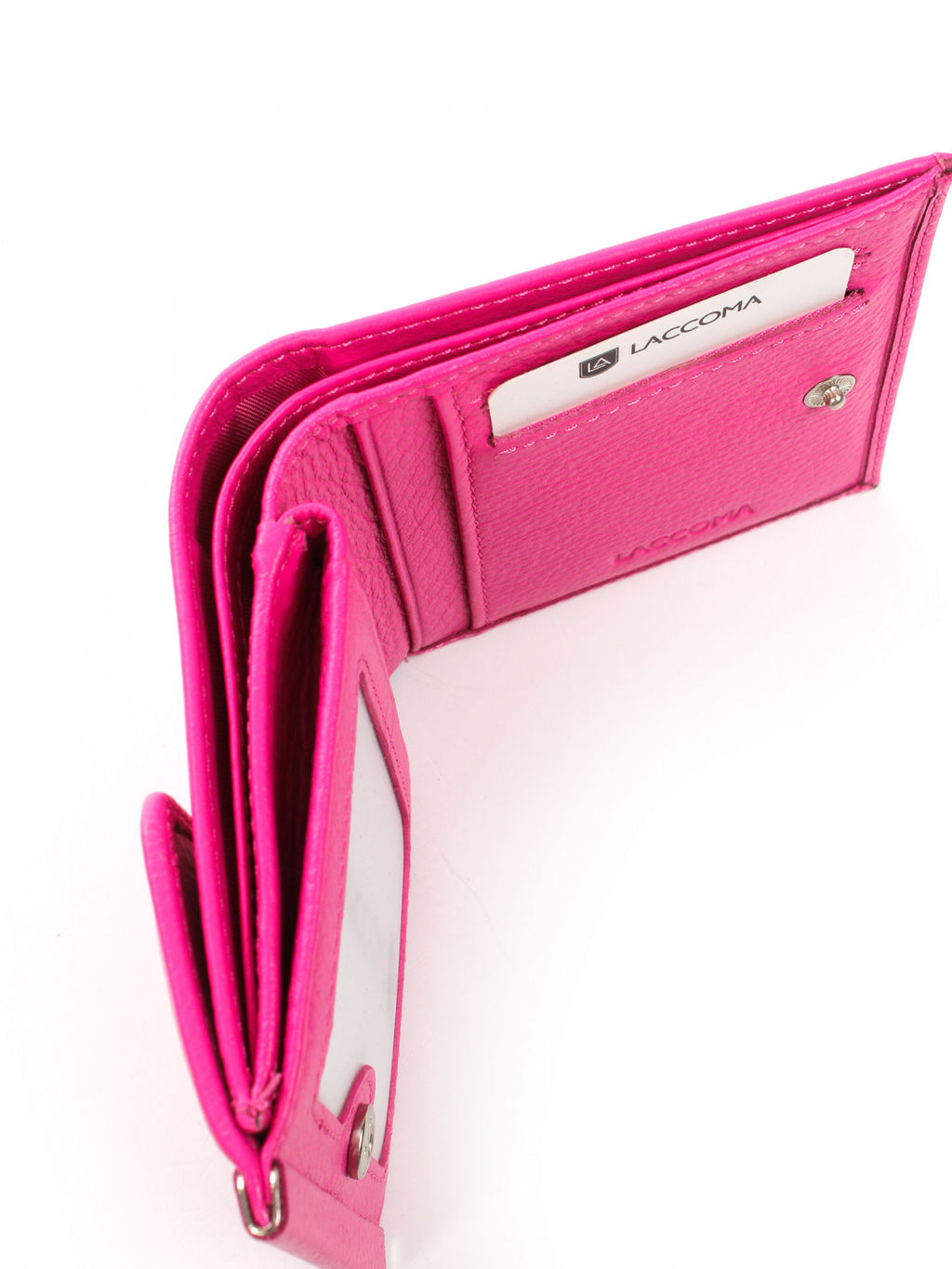 LACCOMA кошелек LA-2076-фуксия натуральная кожа  фото 4