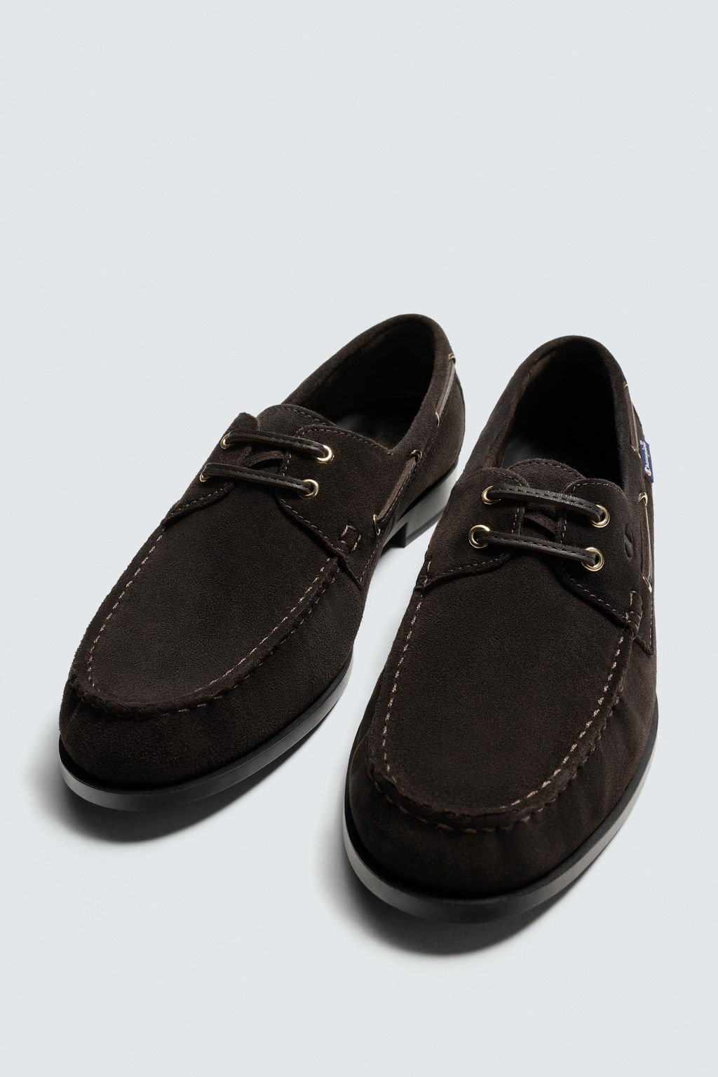 CHAMPION ® X ZARA LEATHER DECK SHOES  фото 5
