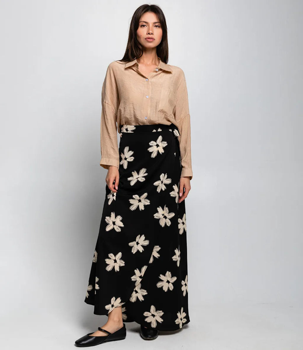 Юбка #ОКТ035011-1, чёрный