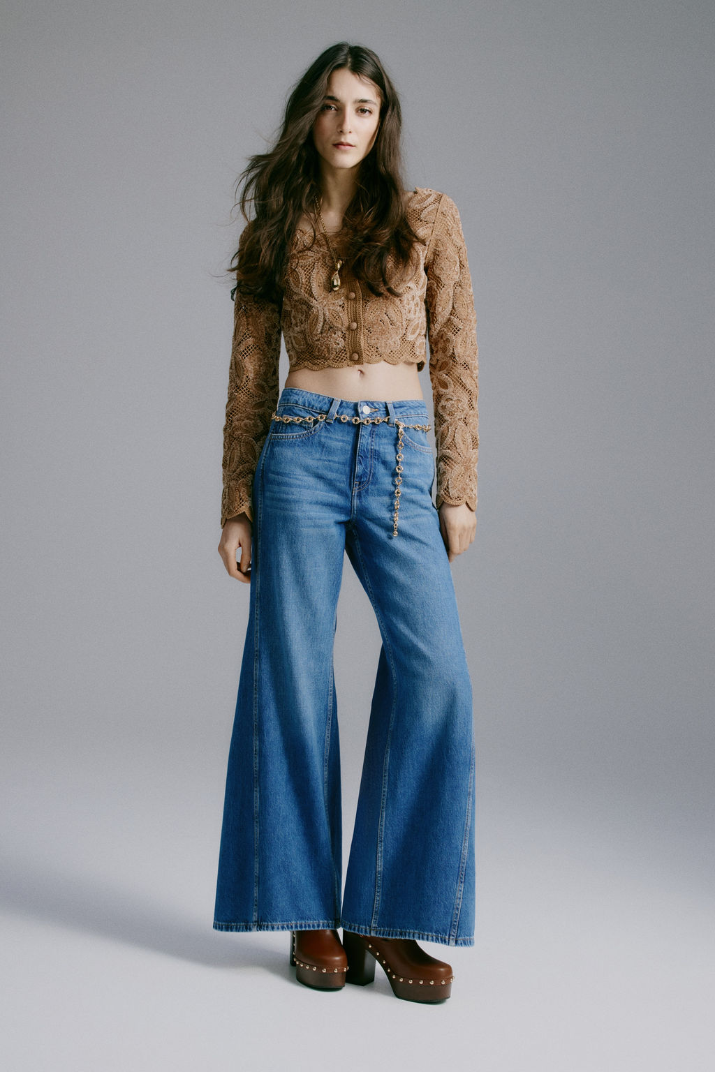 Flared High Waist Jeans - H&m фото 7