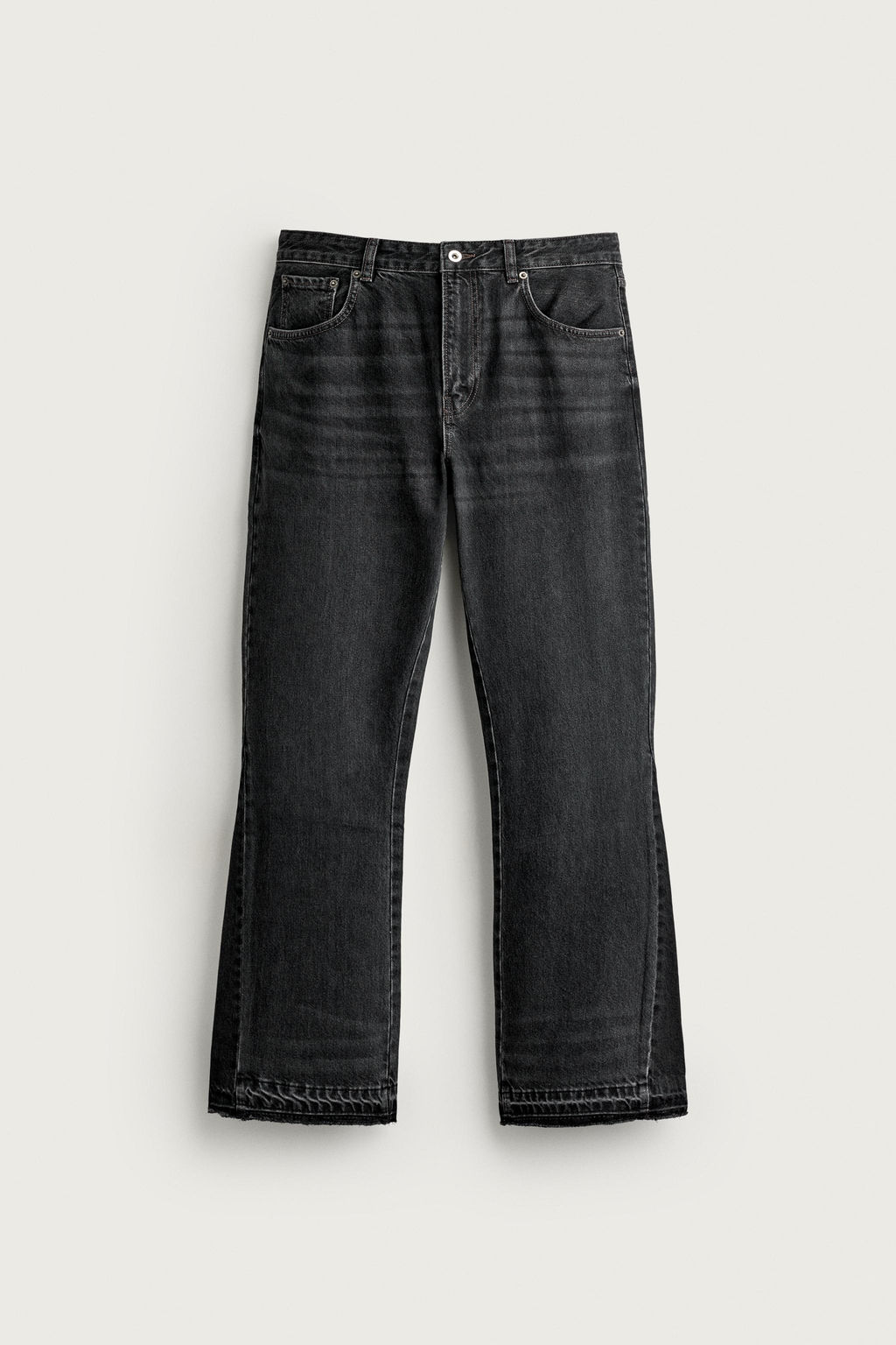 JEANS FLARE FIT / Carb?n - Zara фото 6