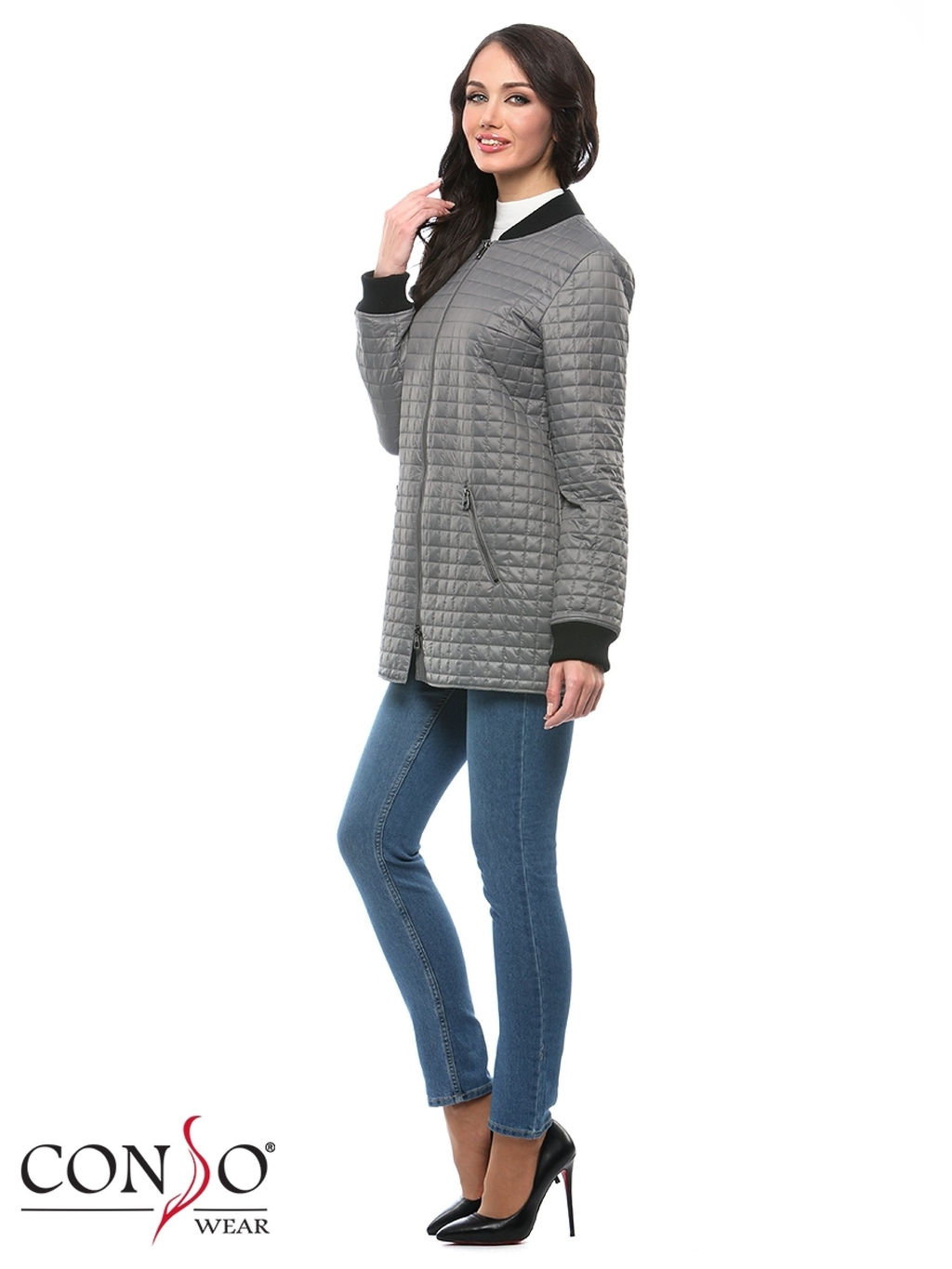 Conso/SS170129 - metal grey Куртка женская фото 2
