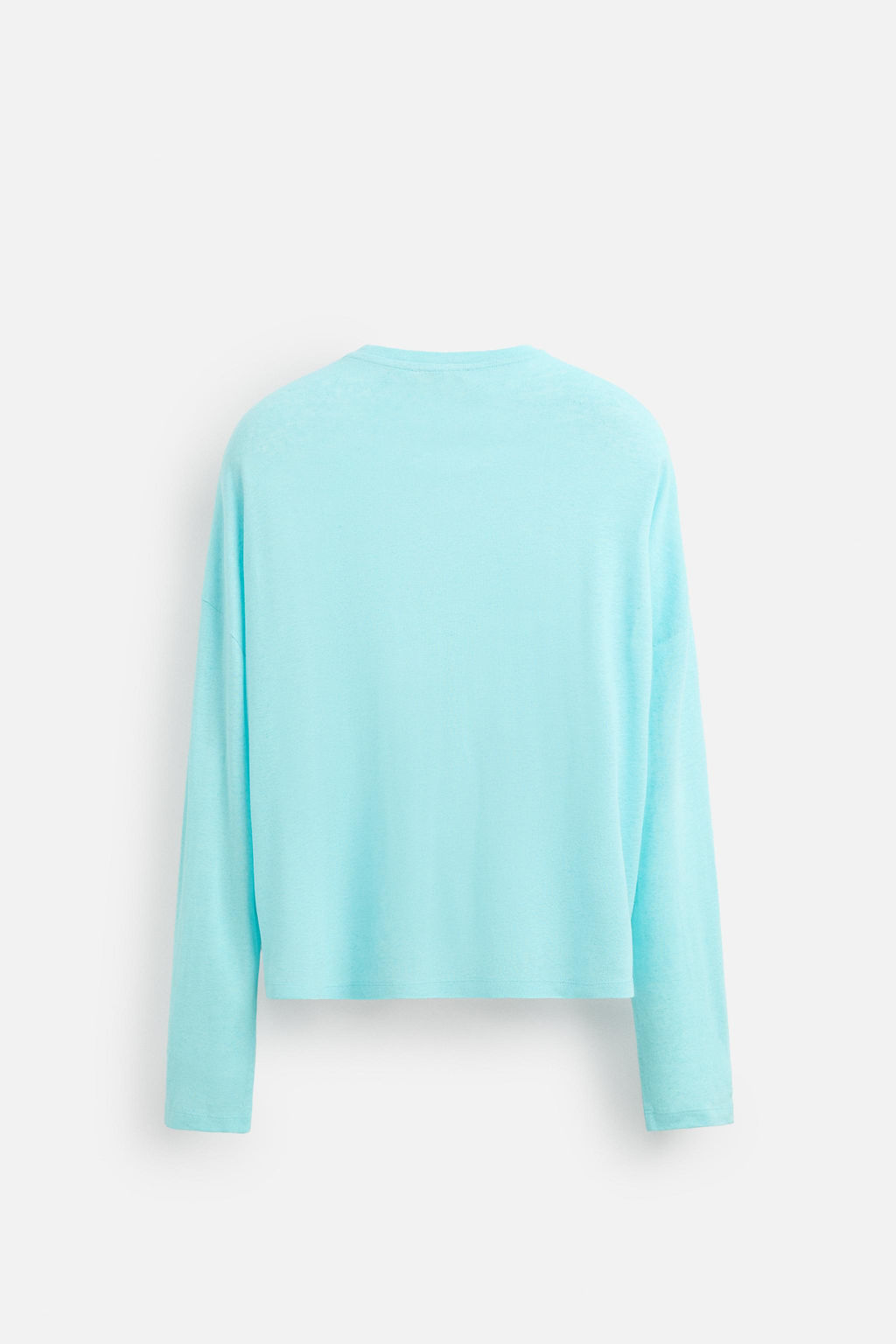 VISCOSE - LINEN T-SHIRT - Zara фото 7