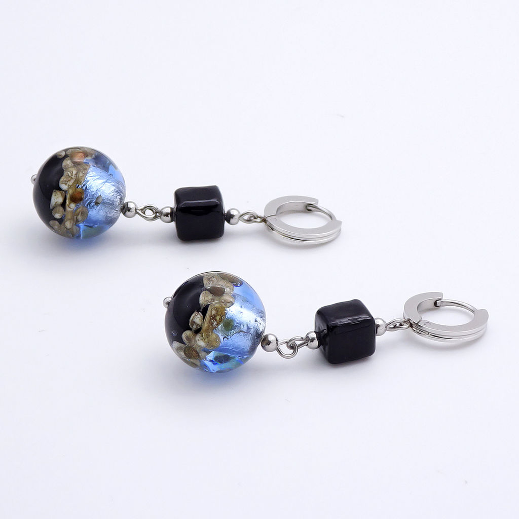 Серьги из муранского стекла GRACEFUL BLOOM LS3129 - Vloes фото 2