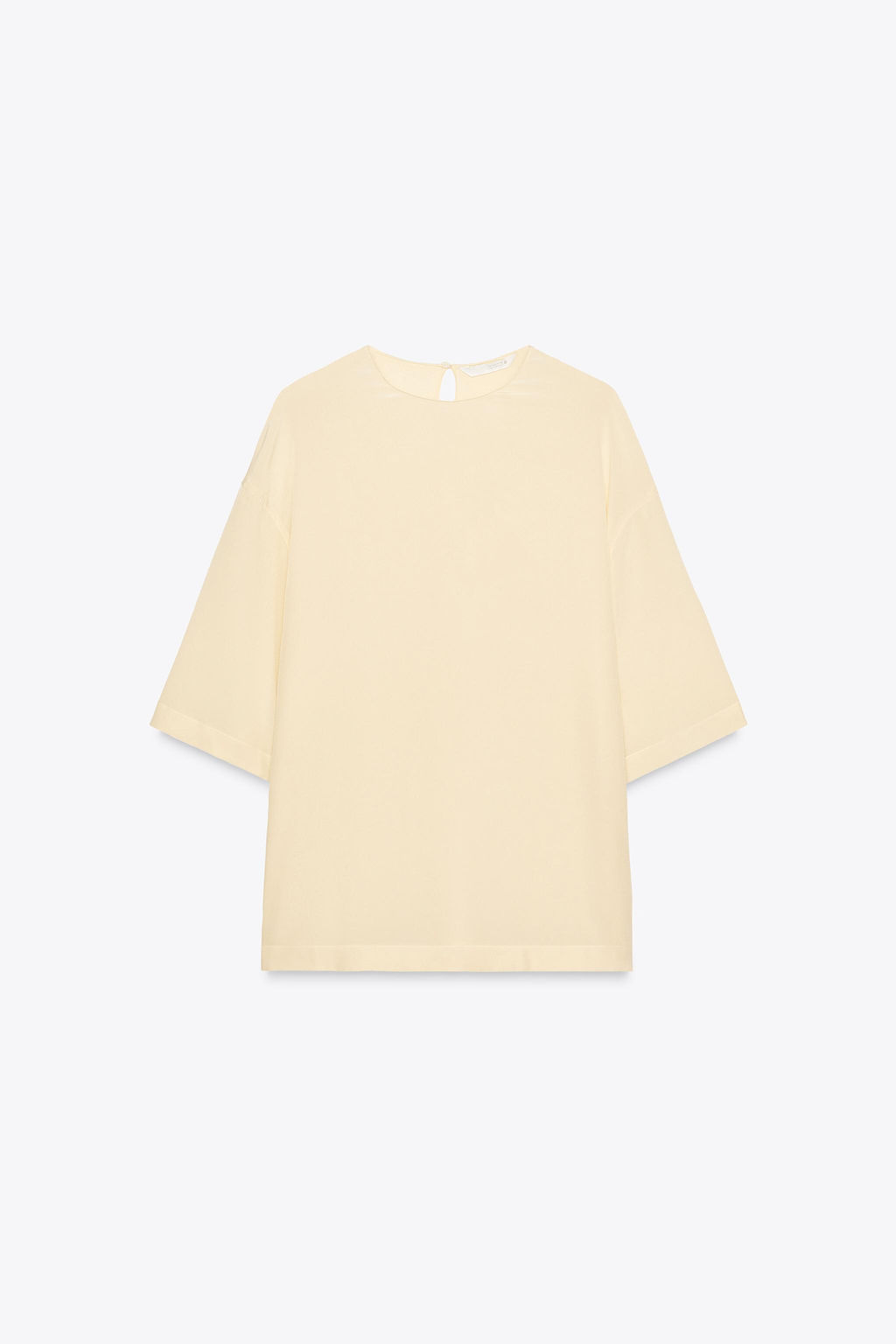 ZW COLLECTION LIMITED EDITION SILK SHORT SLEEVE TOP - Zara фото 4
