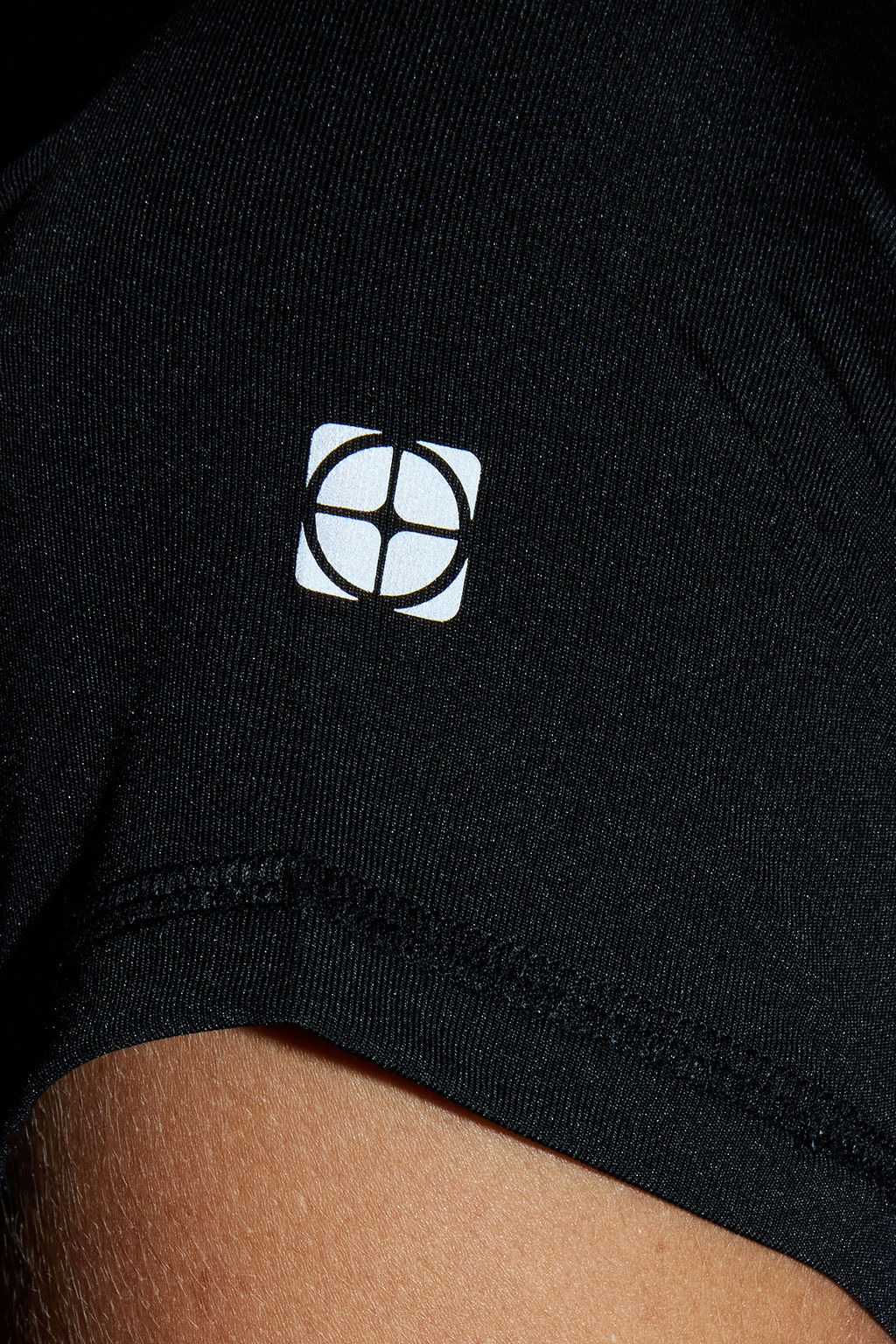 Siyah Reflektor Bask? Detayl? Orme Spor T-Shirt THMSS24TS00002