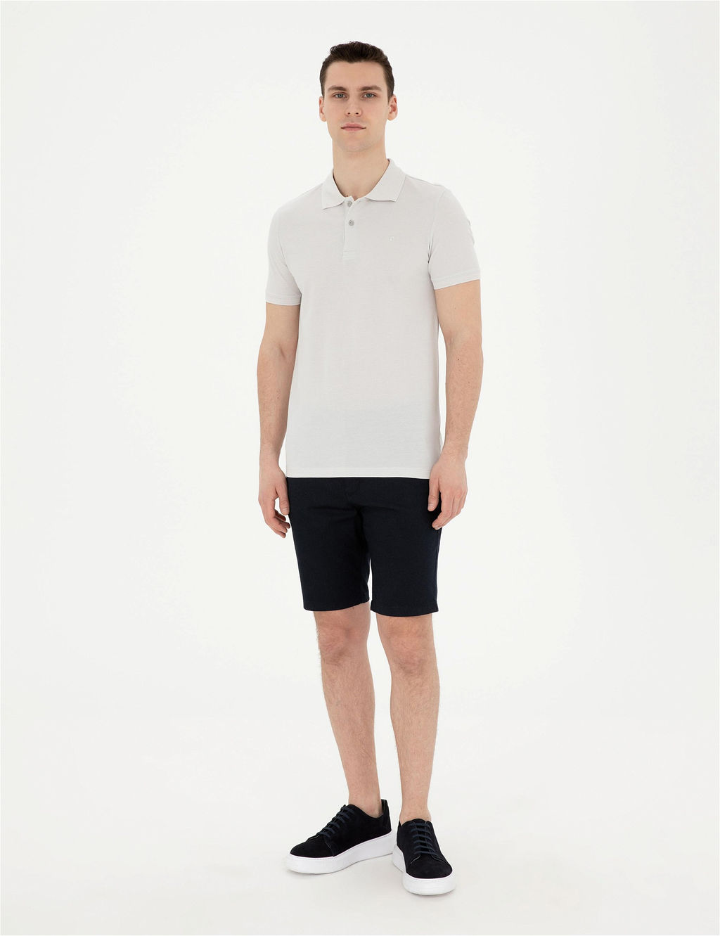 A__k Gri Slim Fit Basic Ti__rt