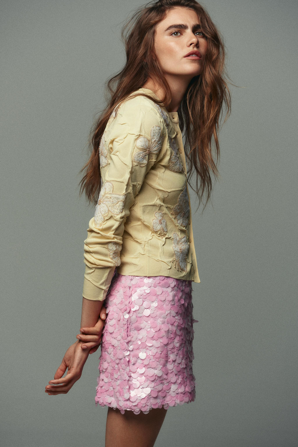 CARDIGAN WITH BEADS - Zara фото 4