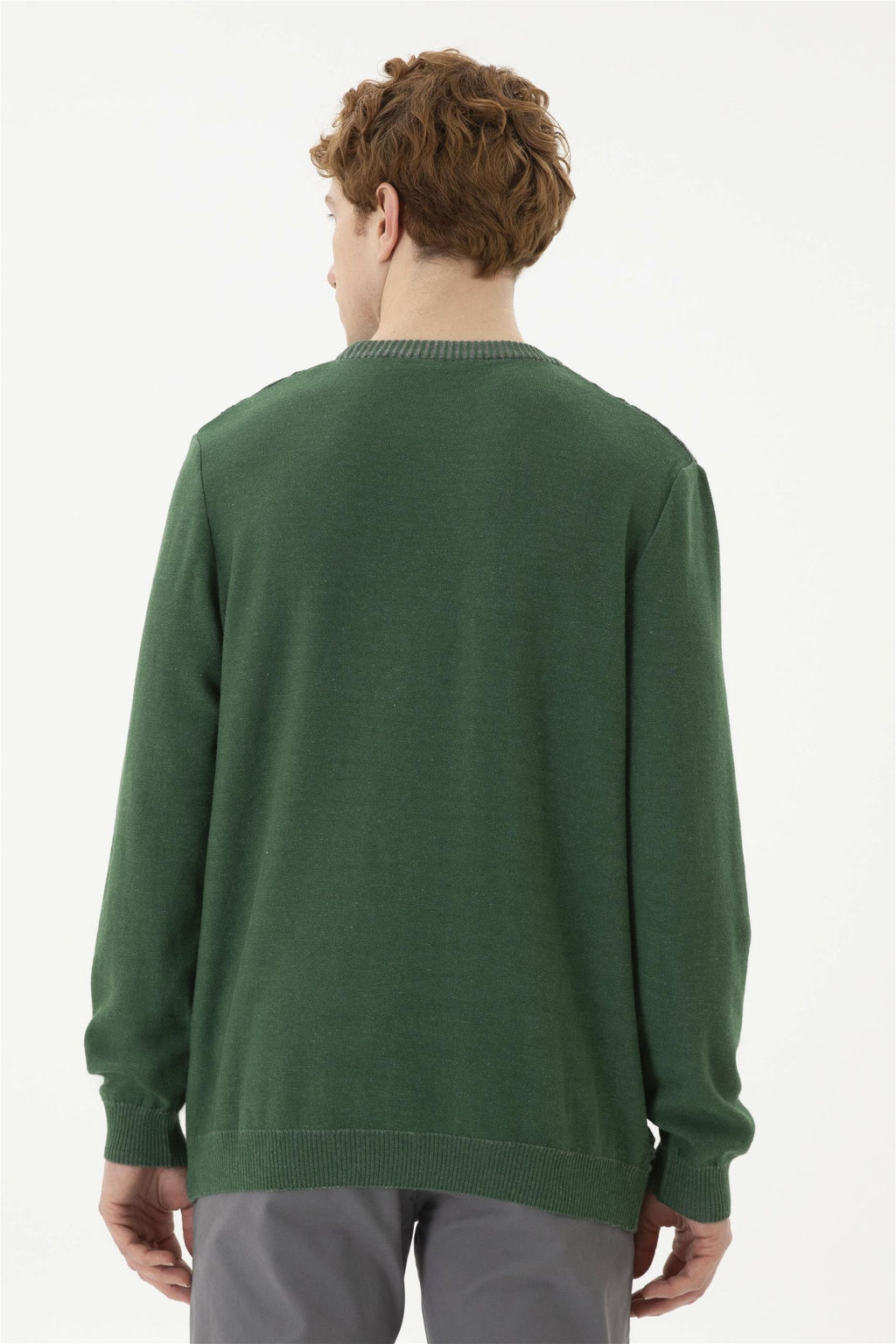 Мужской зеленый свитер - U.s. polo assn фото 5