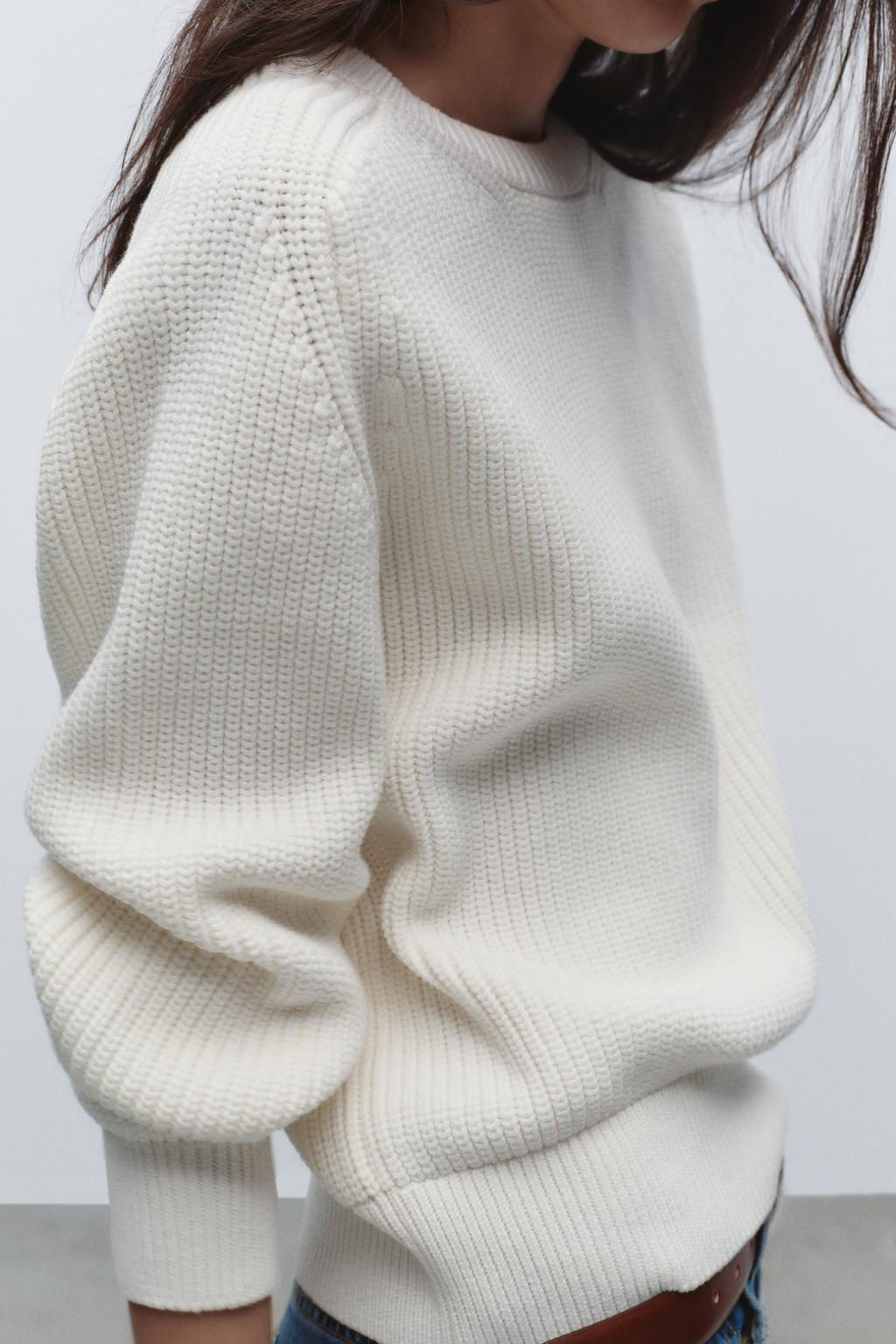 PURL KNIT SWEATER - Zara фото 3
