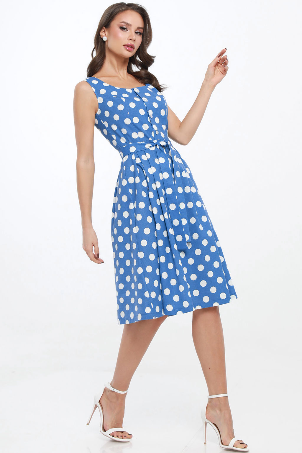 Платье Вальс цветов, блю - Dstrend фото 2