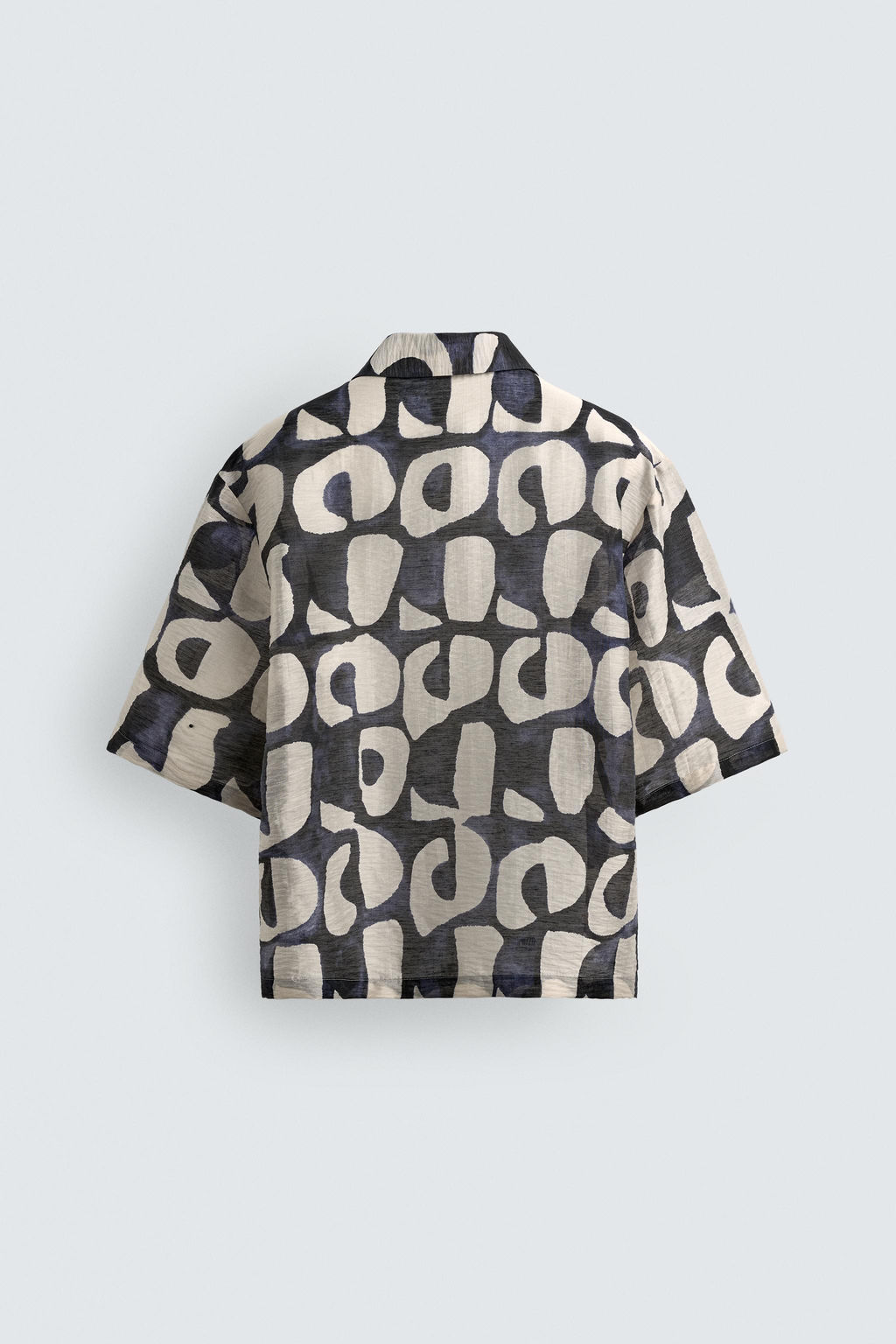 CAMISA ESTAMPADO GEOM?TRICO / Marino oscuro
