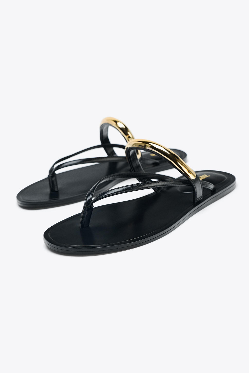 SANDALS WITH METAL APPLIQUE - Zara фото 12