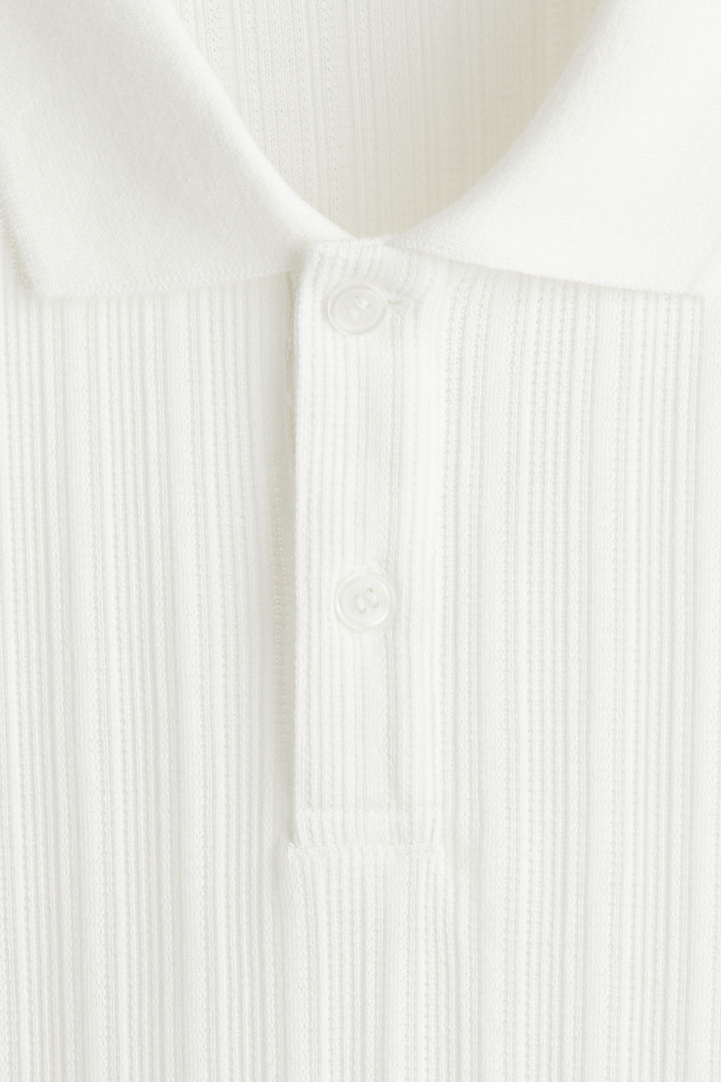 Polo en punto con textura Slim Fit - H&m фото 12