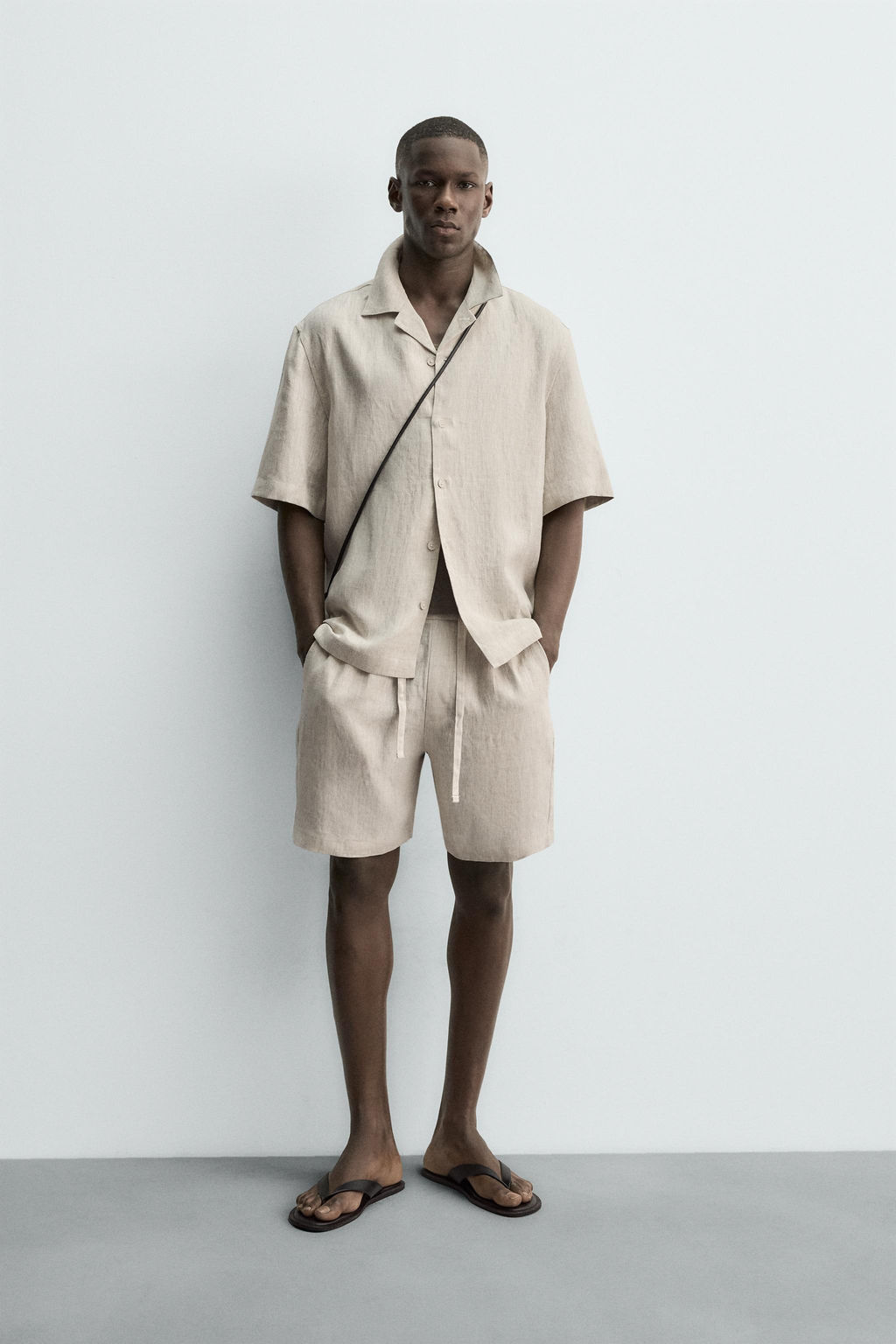 100% LINEN RELAXED FIT SHIRT - Zara фото 9