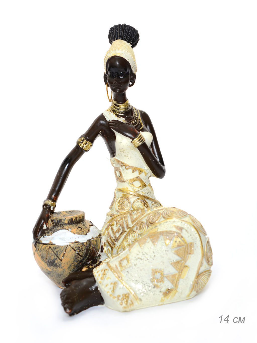 Статуэтка Африканка 14 см / 26226E /уп 48/ - Галеонтрейд фото 10