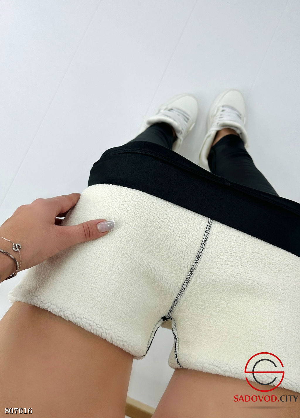 Матовые легинсы-пропитка, с мехом - Bruno фото 12