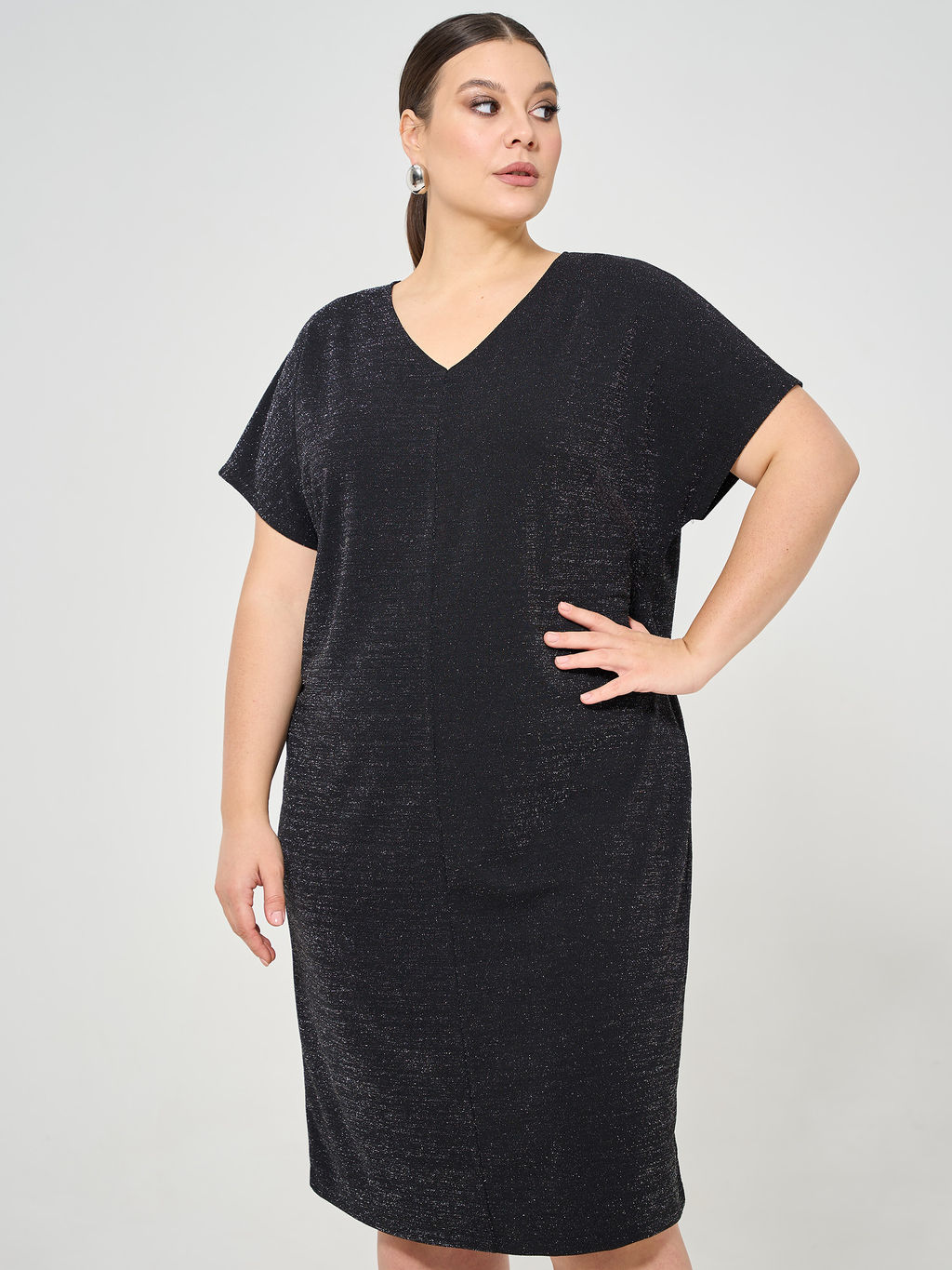 Платье 0183-1 черный кристалл