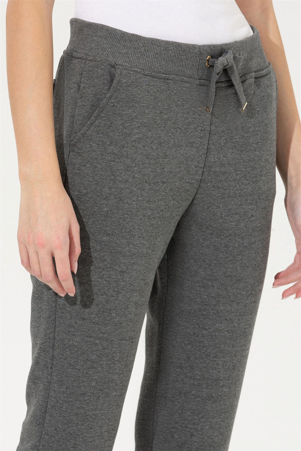 Женские спортивные штаны антрацитового меланжа Неожиданная скидка в корзине - U.s. polo assn фото 5