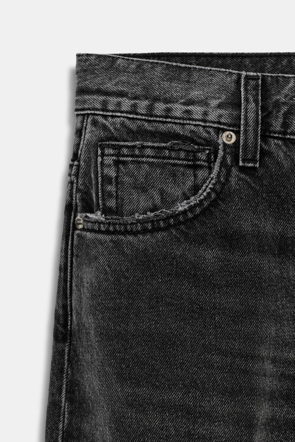 ZW COLLECTION HIGH-WAIST TAPERED JEANS - Zara фото 8