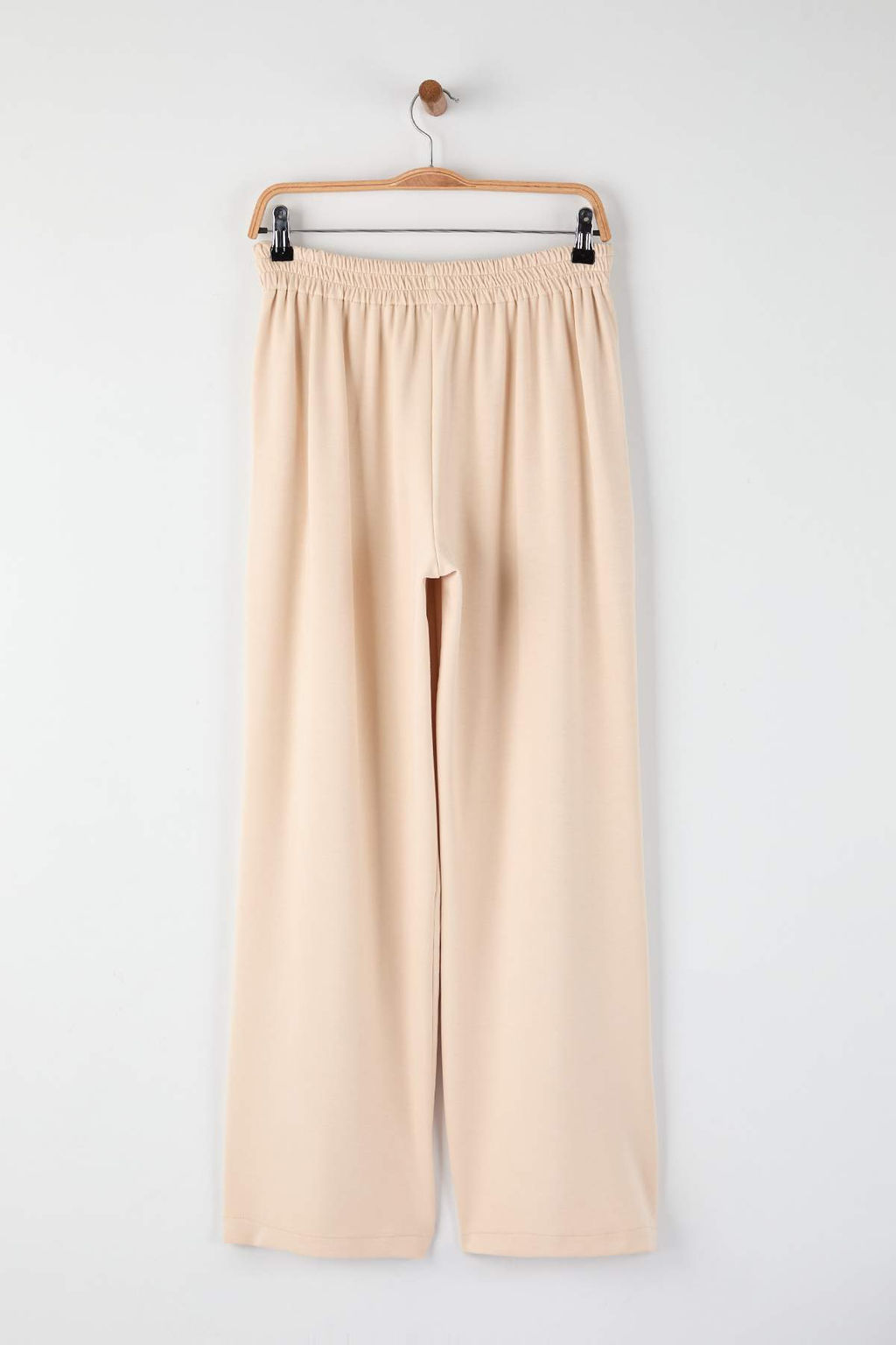 Lacivert Wide Leg umusak Kumasl? Pilili Esnek Orme Pantolon TWOAW26PL00138 - Trendyolmilla фото 6