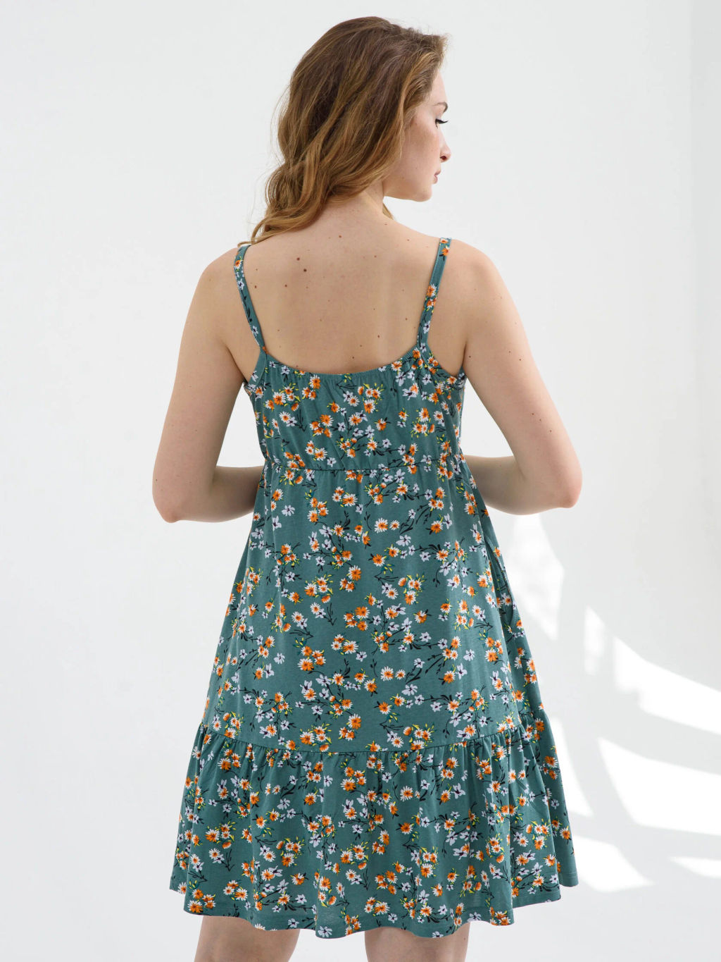 Сарафан Оптима Сиеста хлопок синий фото 16