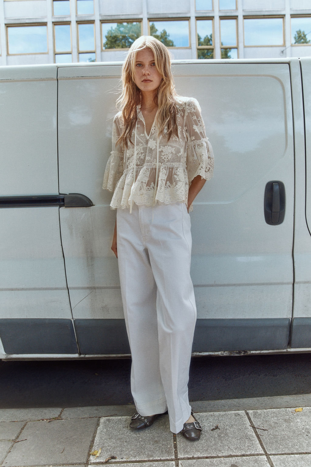 Wide High Jeans - H&m фото 11