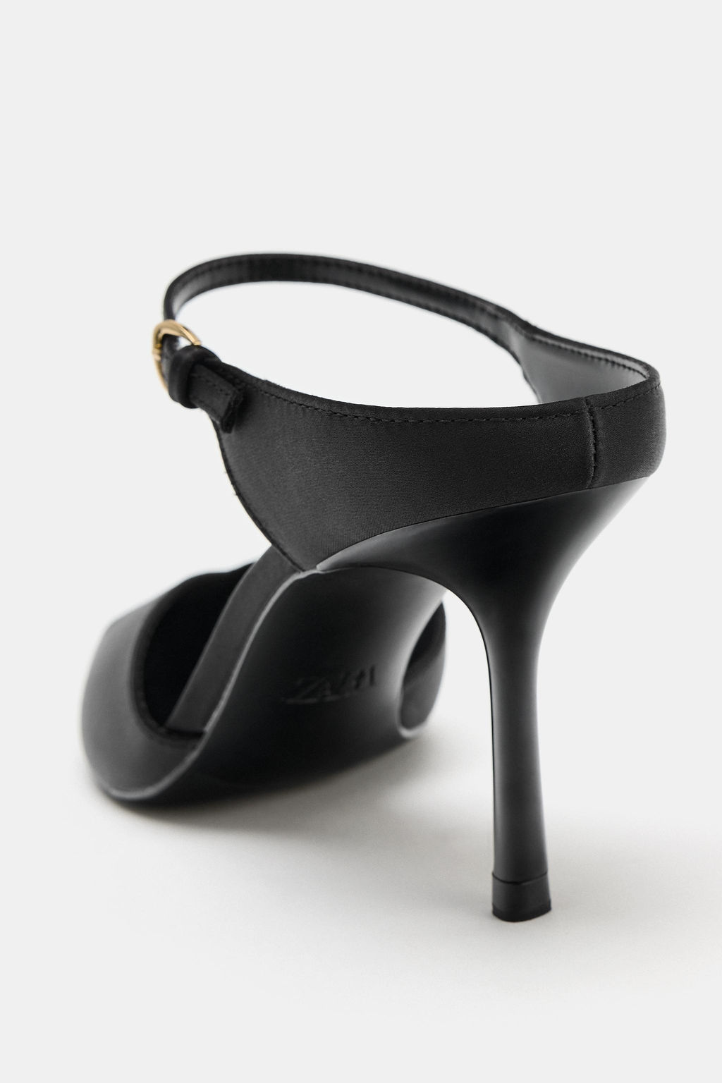 ZAPATO TAC?N DETALLE HEBILLA / Negro - Zara фото 6