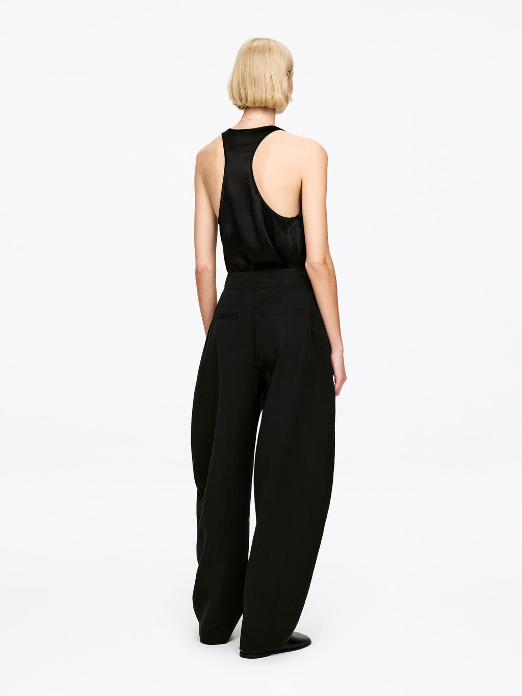 Pantalones de sastre con delantero cruzado - H&m фото 7