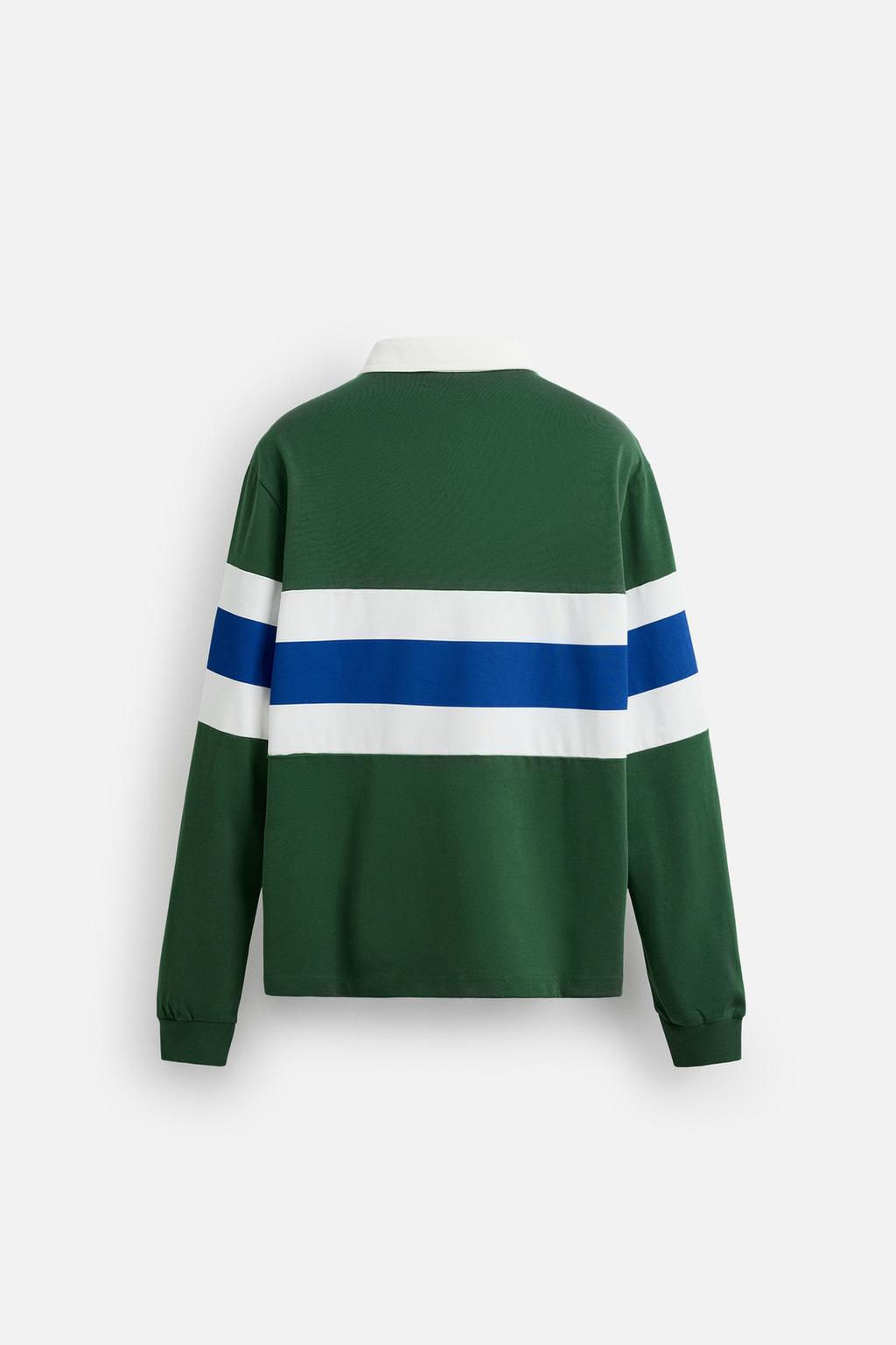 STRIPED JACQUARD POLO SHIRT - Zara фото 9