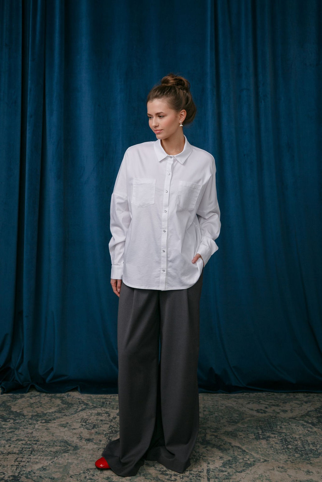 Брюки-палаццо Gray - Captain's mate фото 8