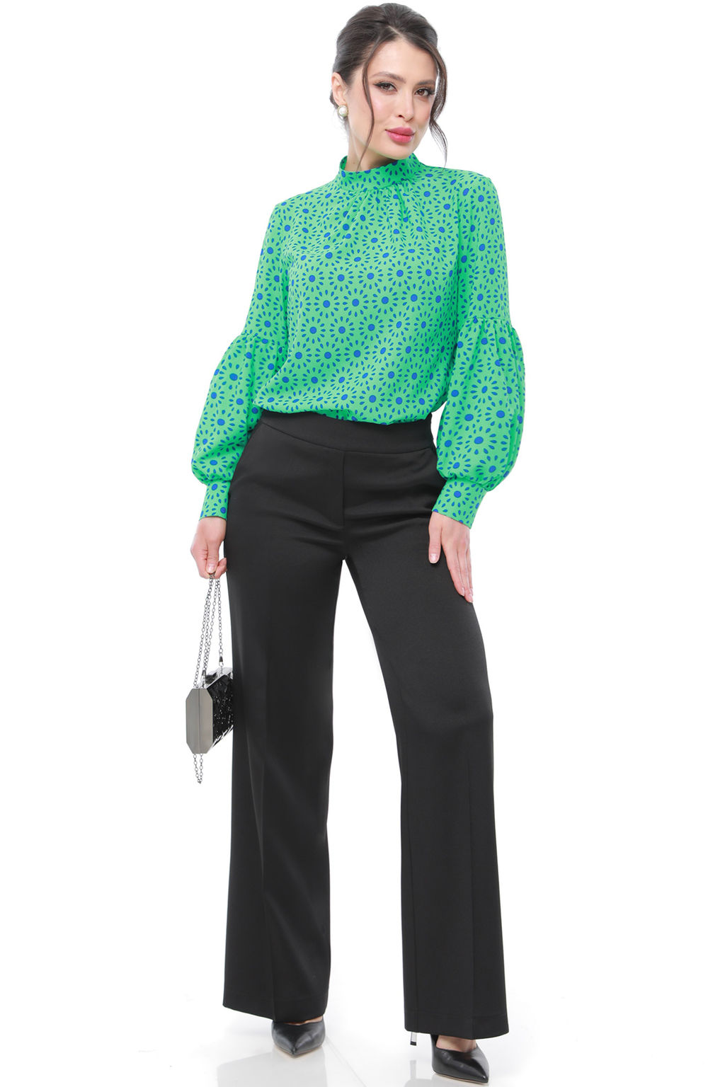 Блузка Дива, грин нью - Dstrend фото 3