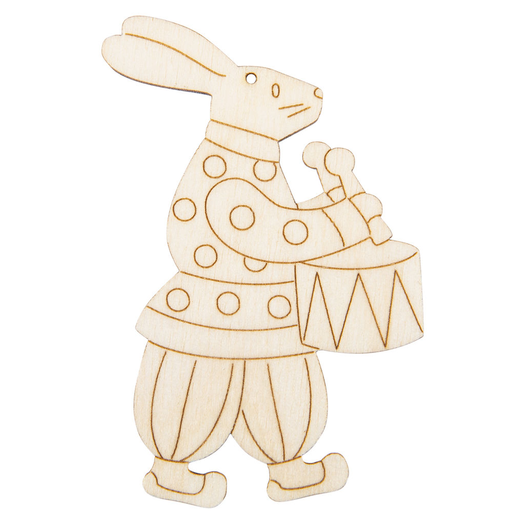 Заготовка для декорирования Mr. Carving ВД-1184 Подвеска фанера 6 х 9 х 0.3 см Заяц (5,5х8см.)