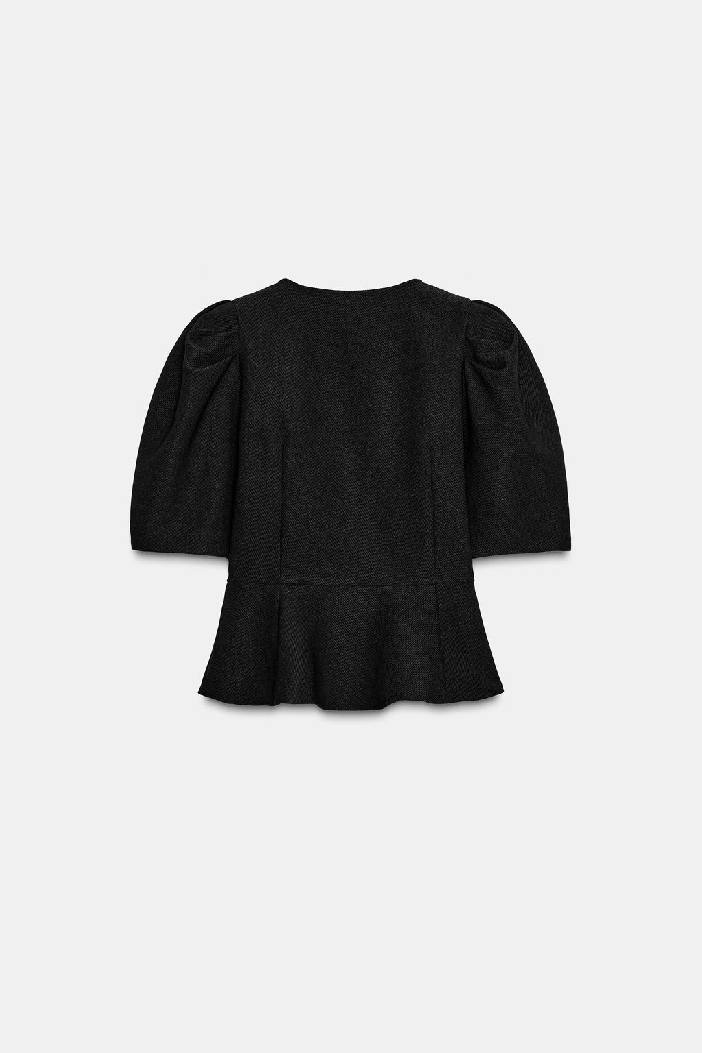 PUFF SLEEVE PEPLUM TOP - Zara фото 7