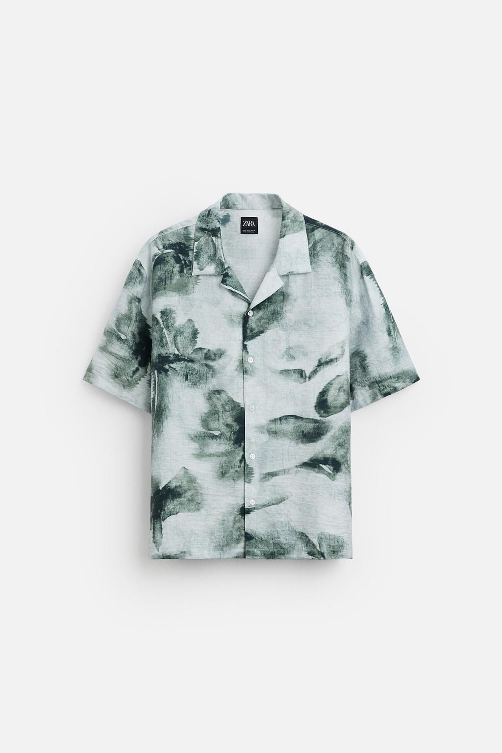 ABSTRACT PRINT SHIRT - Zara фото 7