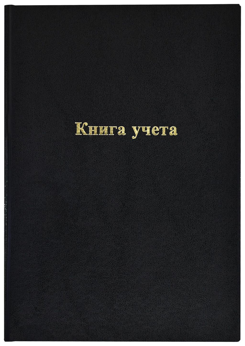Книга учета INFORMAT А4 192 листа в клетку, офсет 60 г/м2, бумвинил, черная, вертикальная,...