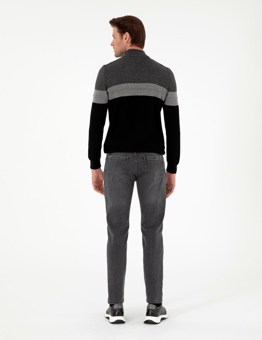 Antrasit Slim Fit Jean Pantolon - Pierre cardin фото 4