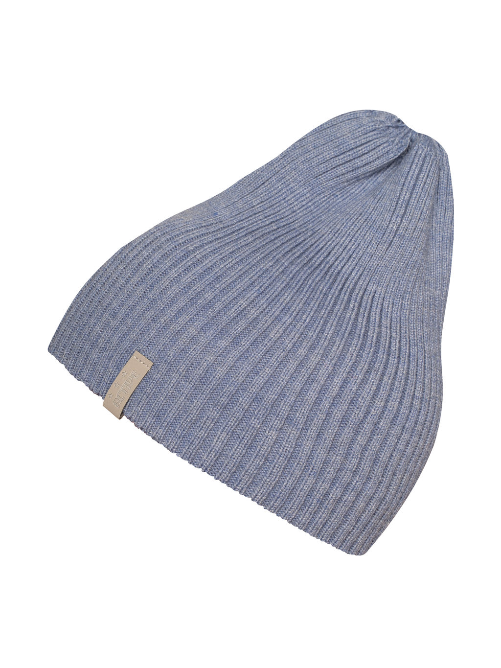 Шапка вязаная голубая Ш-103 (58)