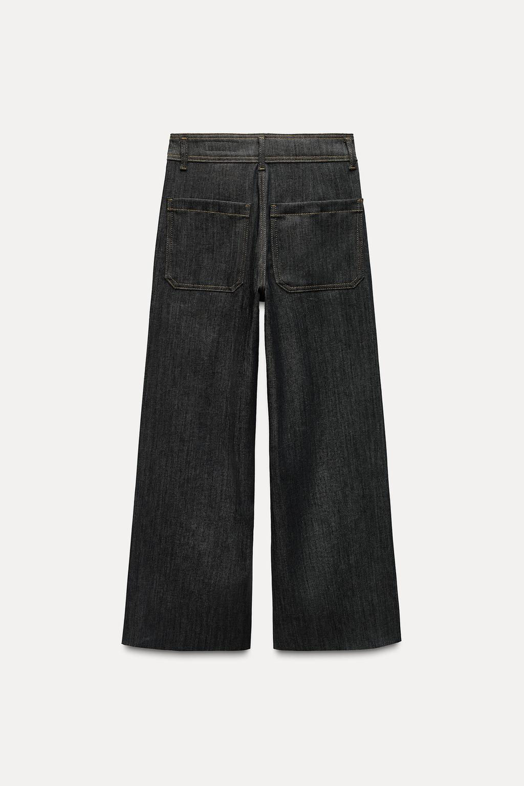 ZW COLLECTION HIGH-WAIST WIDE-LEG JEANS WITH POCKETS - Zara фото 15