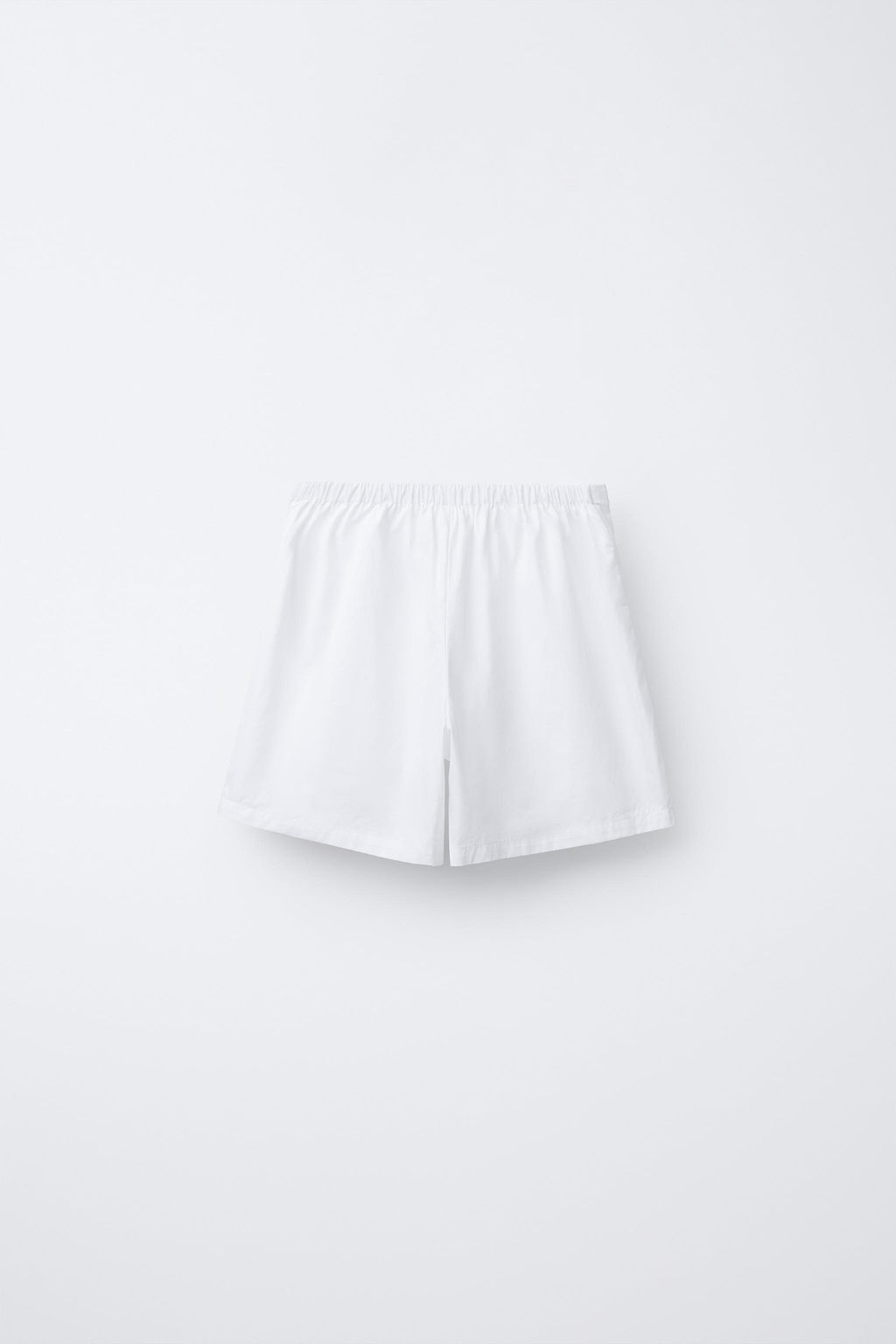 BERMUDA POPEL?N FLOR BORDADA / Blanco - Zara фото 2