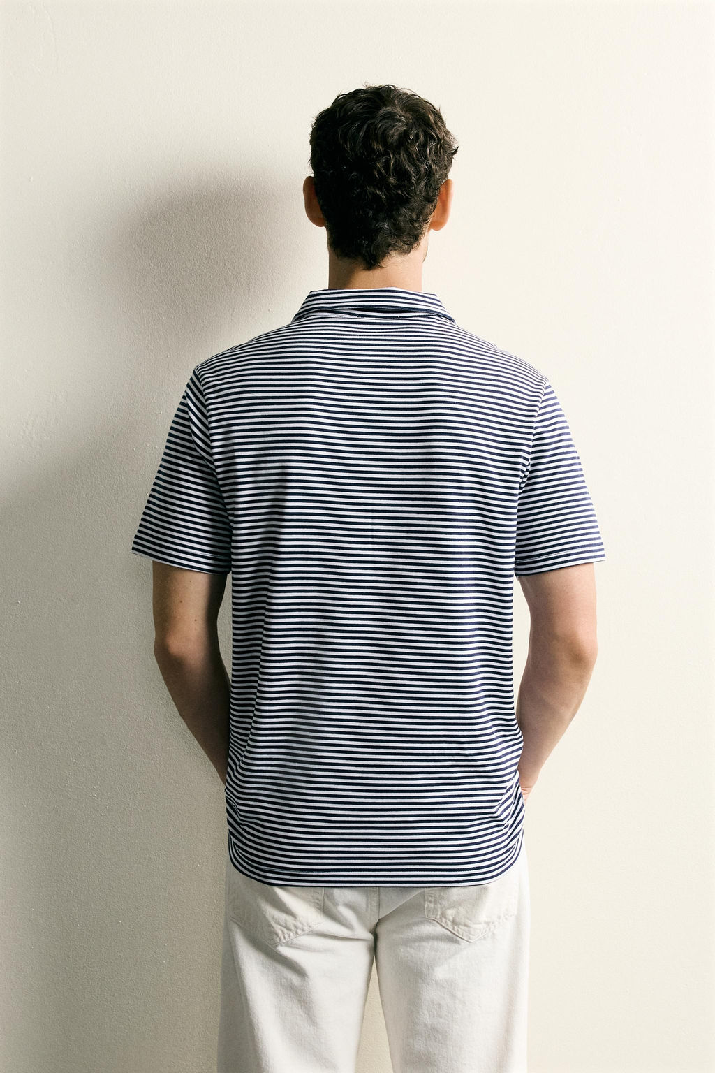 POLO FLUIDO REGULAR FIT RAYAS / rayas - Zara фото 3