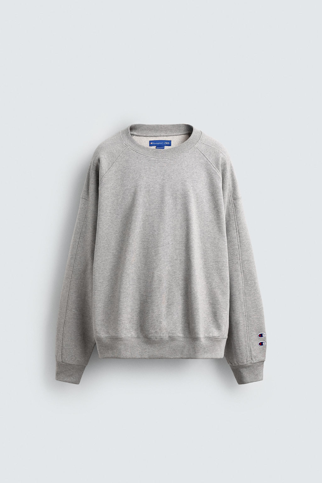 CHAMPION ® X ZARA PATCH CREW NECK SWEATSHIRT  фото 6
