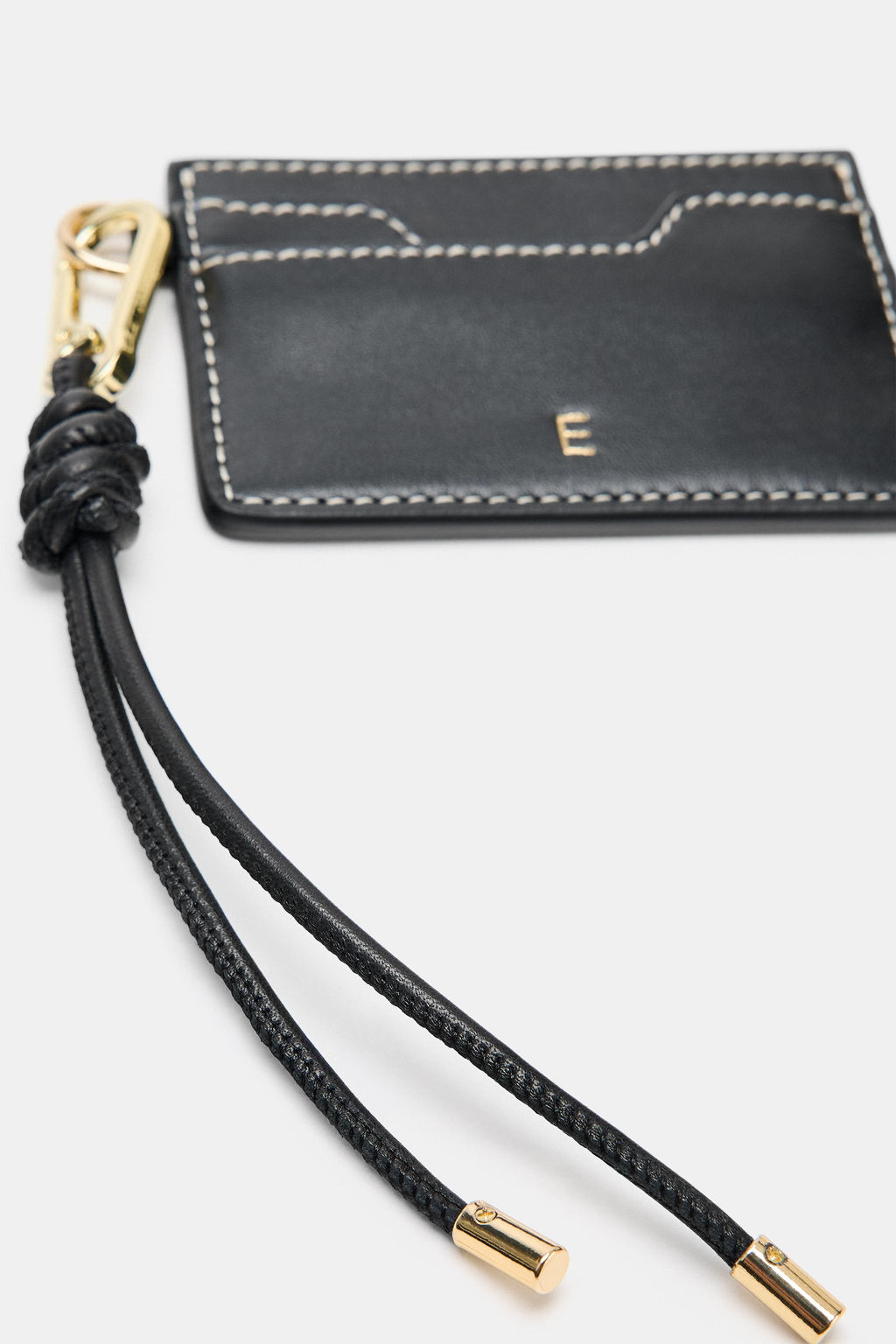 CARTERA TARJETERO PIEL / Negro - Zara фото 4